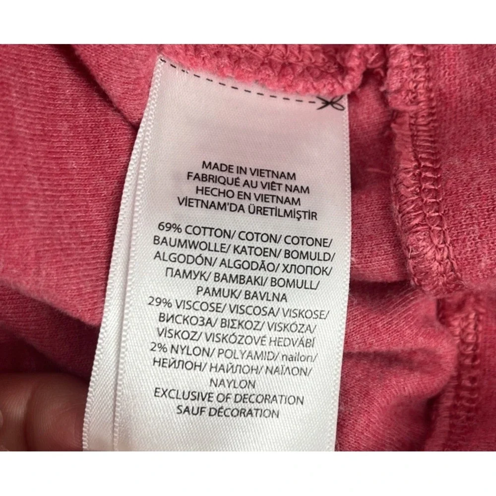Polo Ralph Lauren Sweatshirt Mens L Salmon Pink 1/4 Zip Up Preppy Pony Pullover